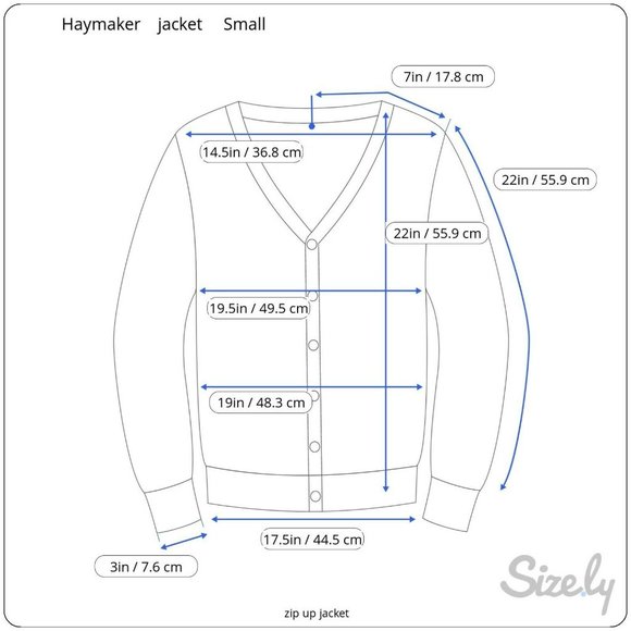 Haymaker Womens size S Zip up jacket Gray Ribbed - Picture 12 of 12